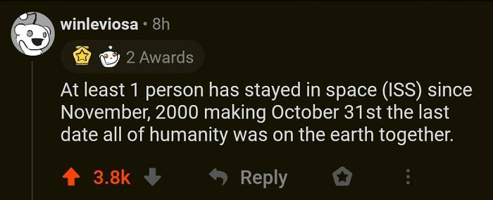 Last Time All Of Humanity Was On Earth Together