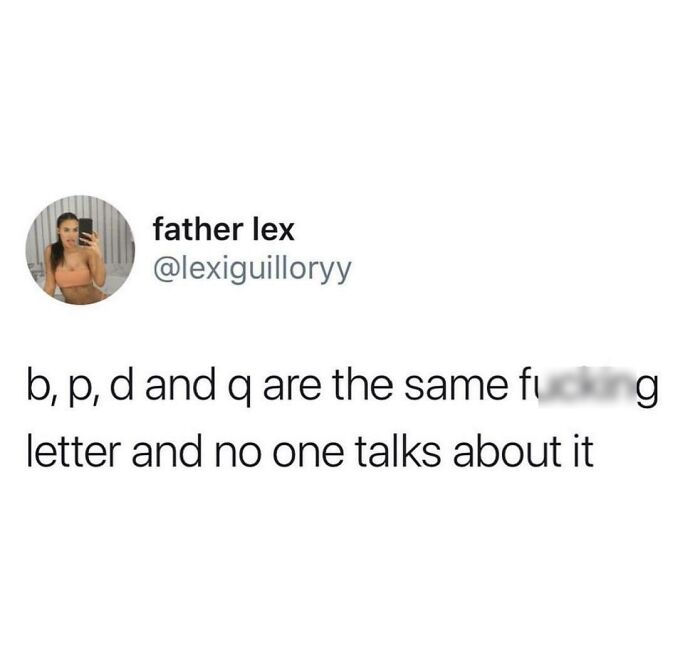 Never Realized This Before