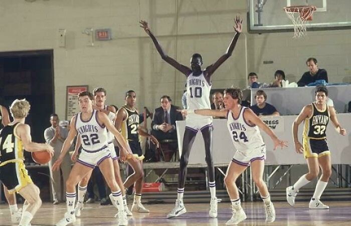 Basketball Legend Manute Bol Back In High School