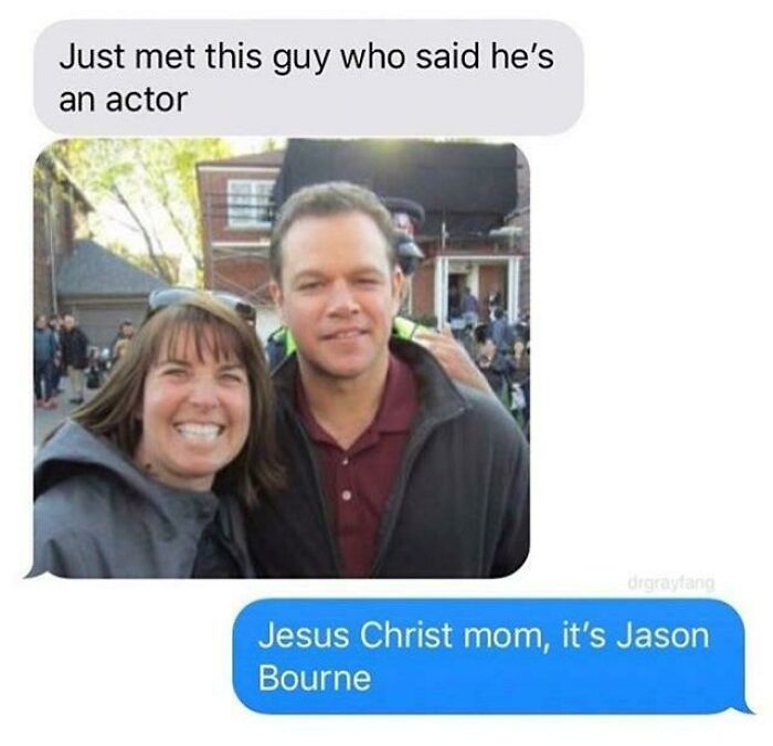 Jesus Christ, It's Jason Bourne!