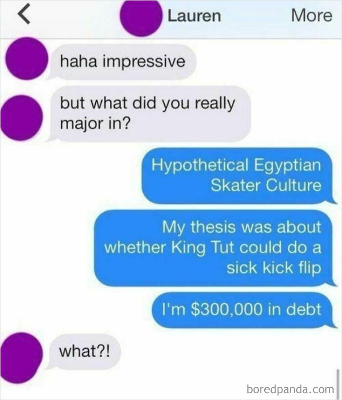 Found It in BadFakeTexts and Couldn't Resist