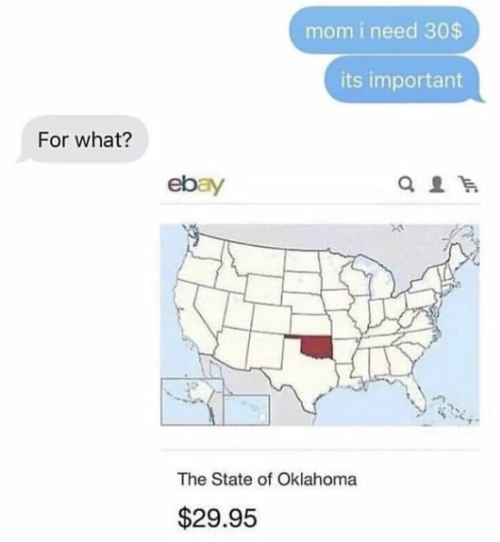 Only $30, Mom, Please?