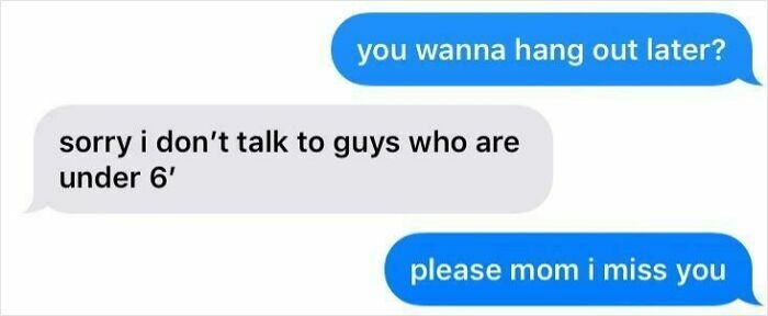 Sorry, No Talks With Short Guys!