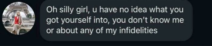 I Told Her Her Husband Cheated. She Sent Me This Back.