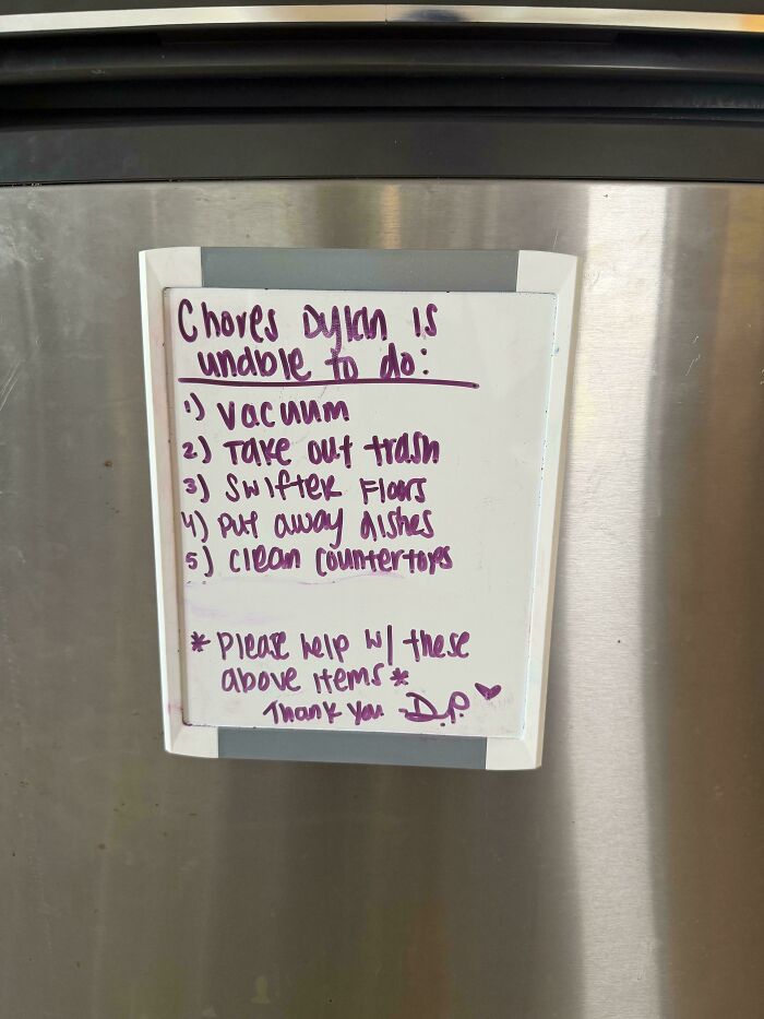 Roommate’s Epic Passive Aggressive Fridge Note