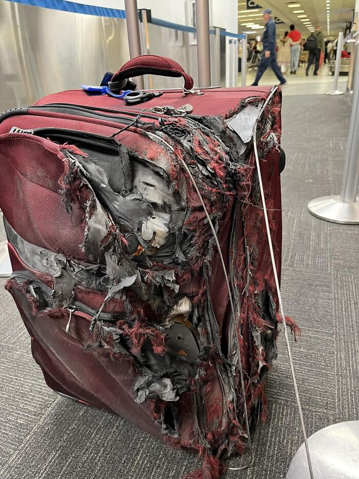 My Uncle’s Suitcase After His Flight? Total Disaster