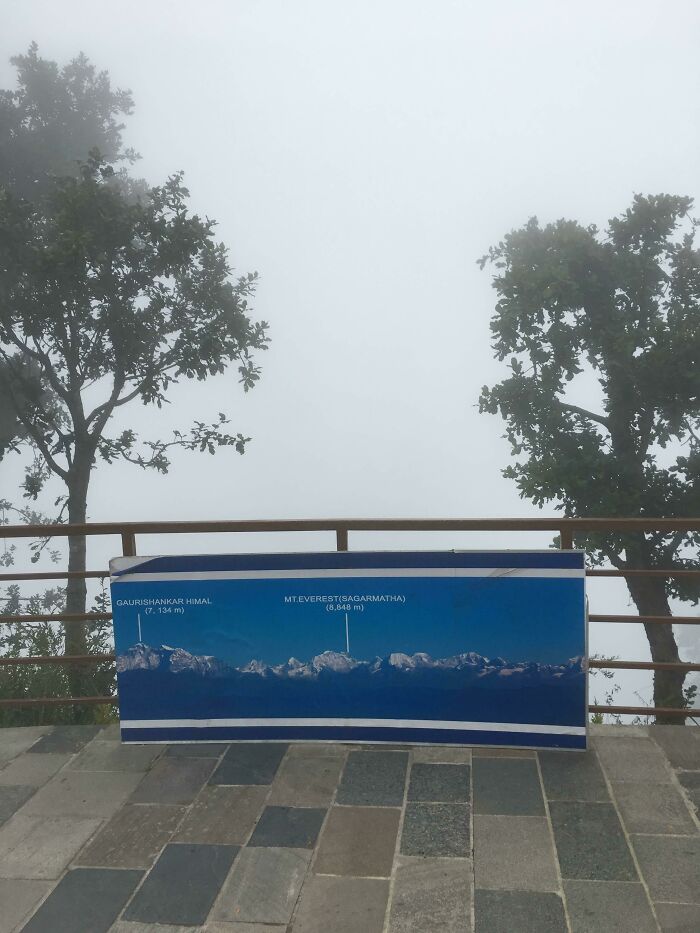 Mt. Everest View at a Peak in Nepal... Mostly Clouds