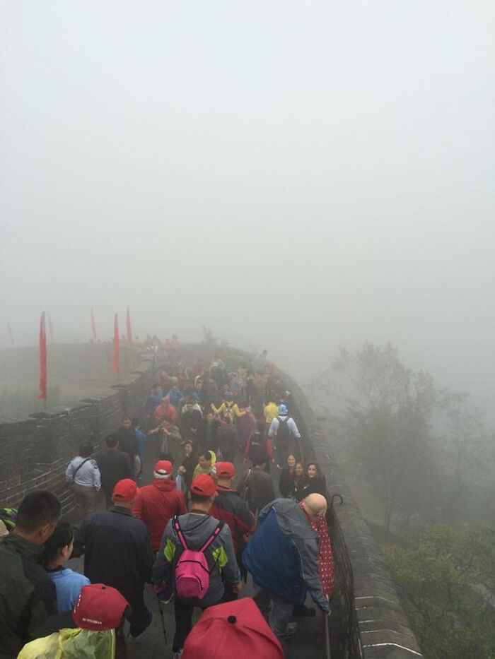 The Great Wall of China—When Clouds Say No Thanks