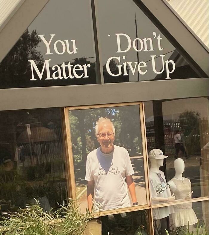 Inspirational Sign or Eye Test?