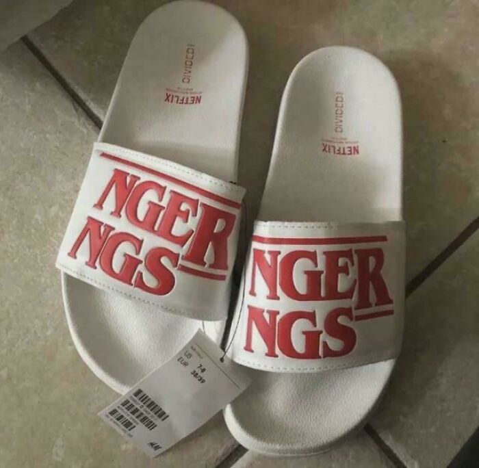 Stranger Things Slippers Gone Horribly Wrong