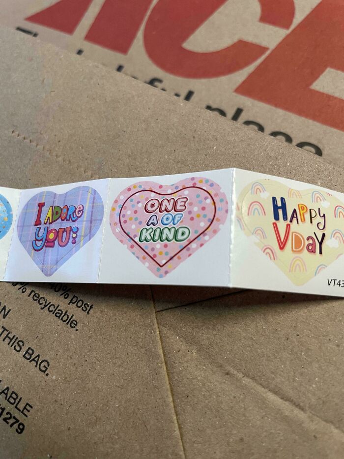 Questionable Valentine's Day Sticker Situation