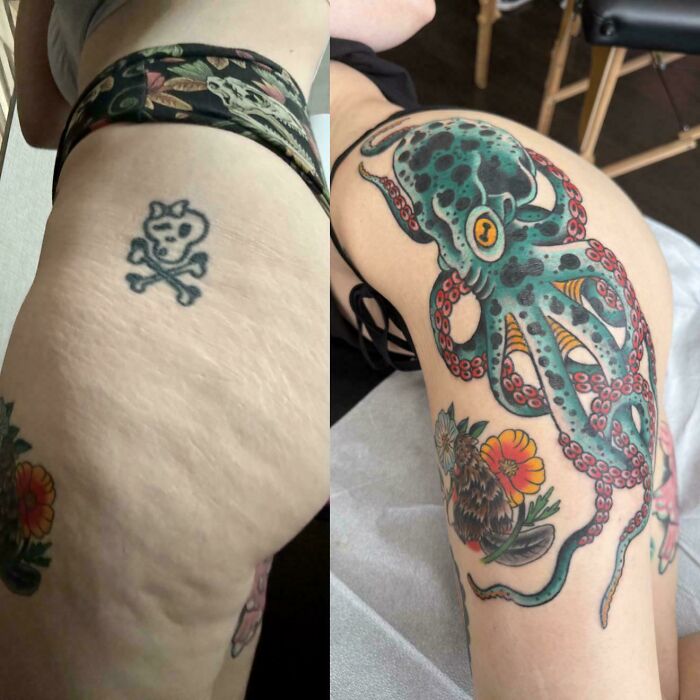 Wait, People Actually Covered Up These Tattoos?! The Coolest Fix-Ups You’ve Gotta See