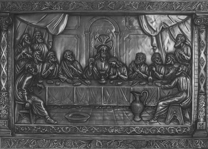 After Two Months, My Last Supper Drawing Hits Mildly Satisfying Levels