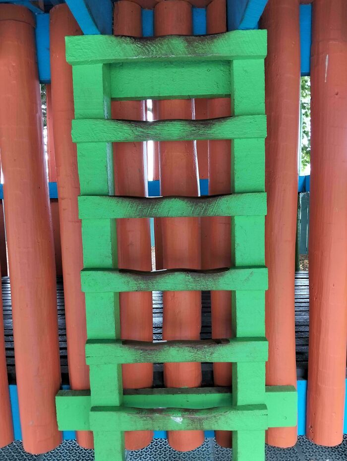 Playground Ladder That’s Seen More Climbs Than You
