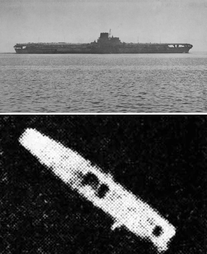 Only Two Known Photos of Japan’s Aircraft Carrier Shinano