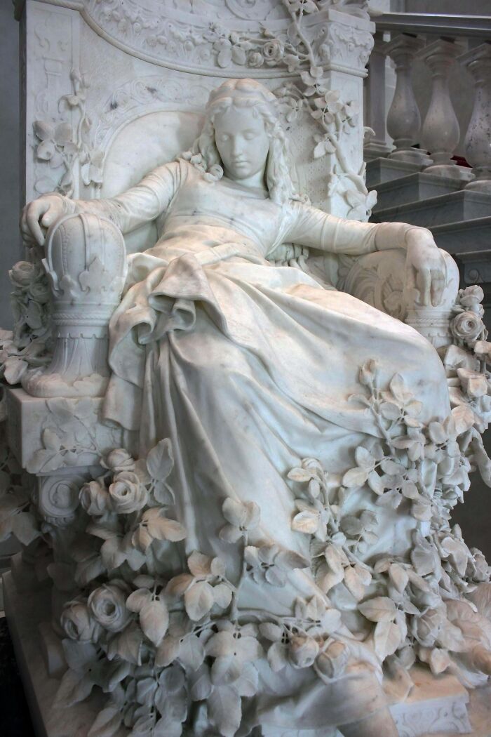 The Sleeping Beauty Statue, 1878 — Marble Doing Magic