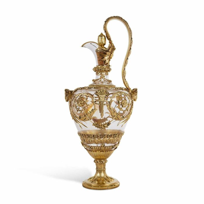 Fancy Victorian Silver Claret Jug That Shines Bright