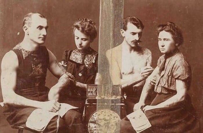 Tattoo Power Couple: Maud Wagner & Husband Gus with Clients