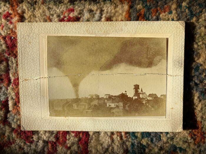 1899 Tornado Photo — Nature’s Power Caught On Film