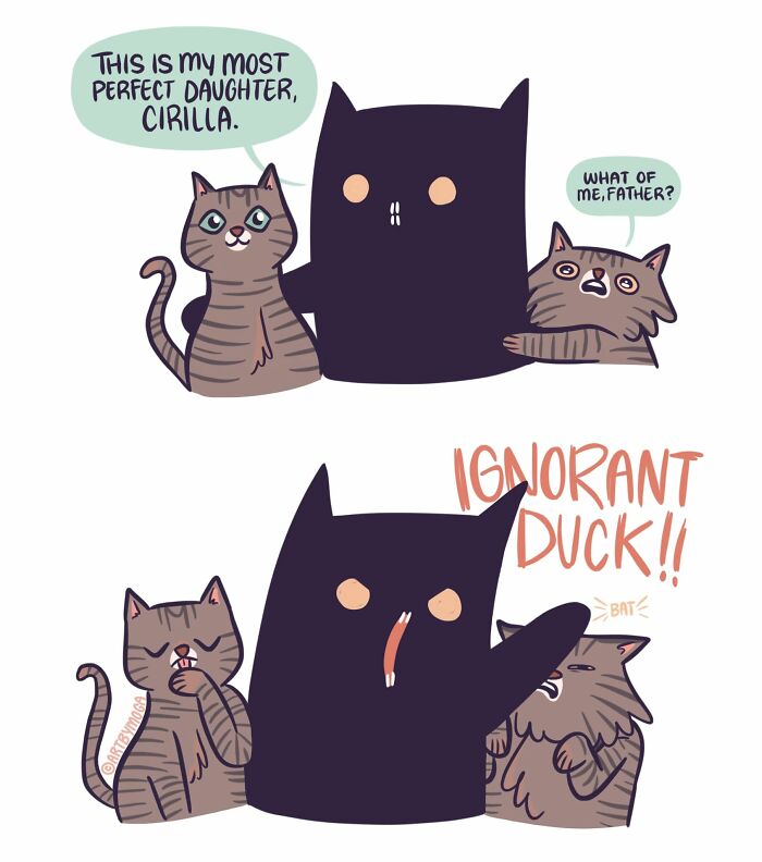 Meet Shadowfang: The Drama Queen Cat Who Turns Everyday Life Into A Comedy Show
