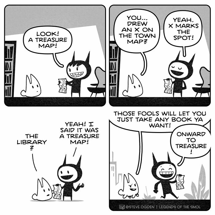 25 Hilarious Comics About Gus, The Tiny Guy With Mega Confidence and Weird Logic