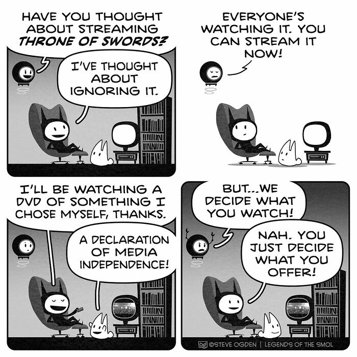 25 Hilarious Comics About Gus, The Tiny Guy With Mega Confidence and Weird Logic