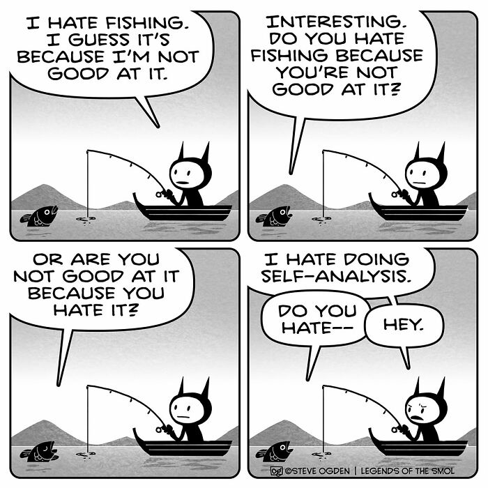 25 Hilarious Comics About Gus, The Tiny Guy With Mega Confidence and Weird Logic