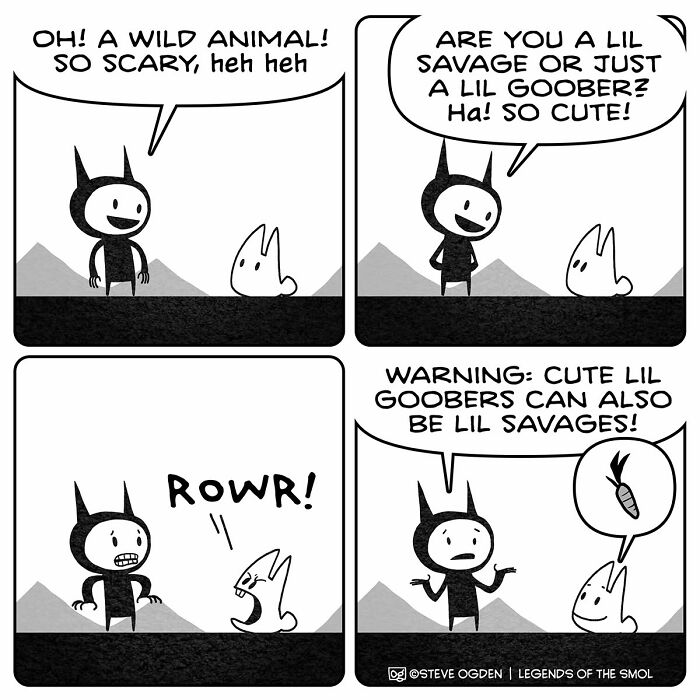 25 Hilarious Comics About Gus, The Tiny Guy With Mega Confidence and Weird Logic