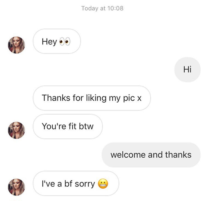 Starting a Chat Just to Drop 'I Have a Boyfriend' Like... Why?