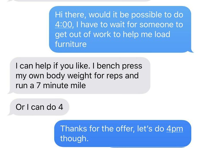 Just Say "I Can Help," It's Way Less Weird