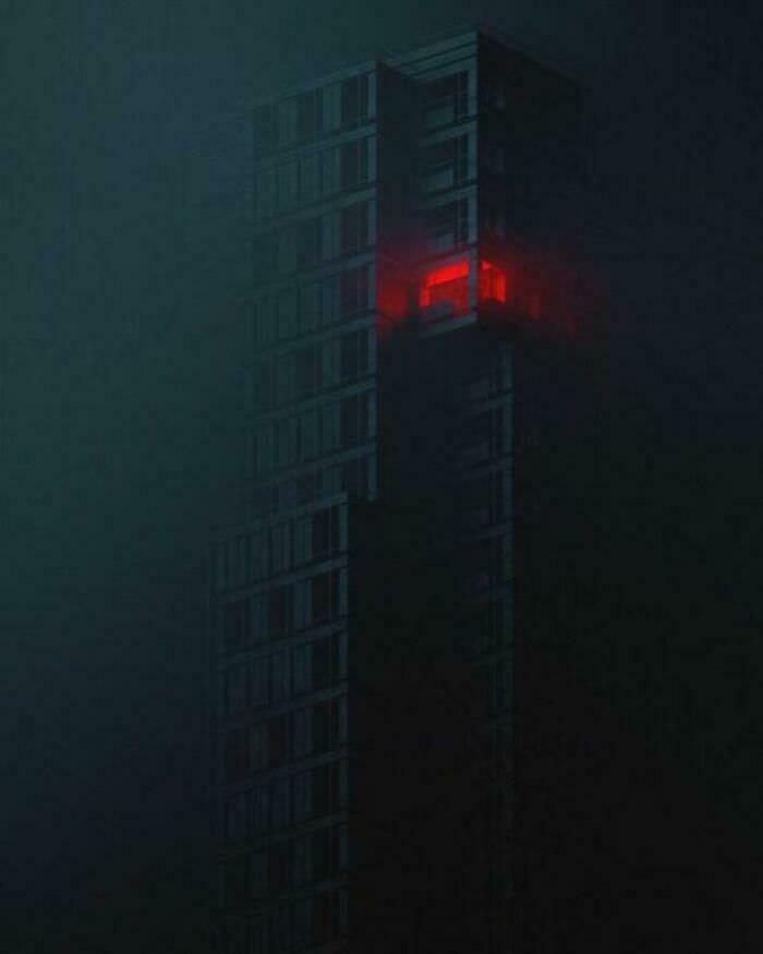 A Red Room That’s More Creepy Than Cozy