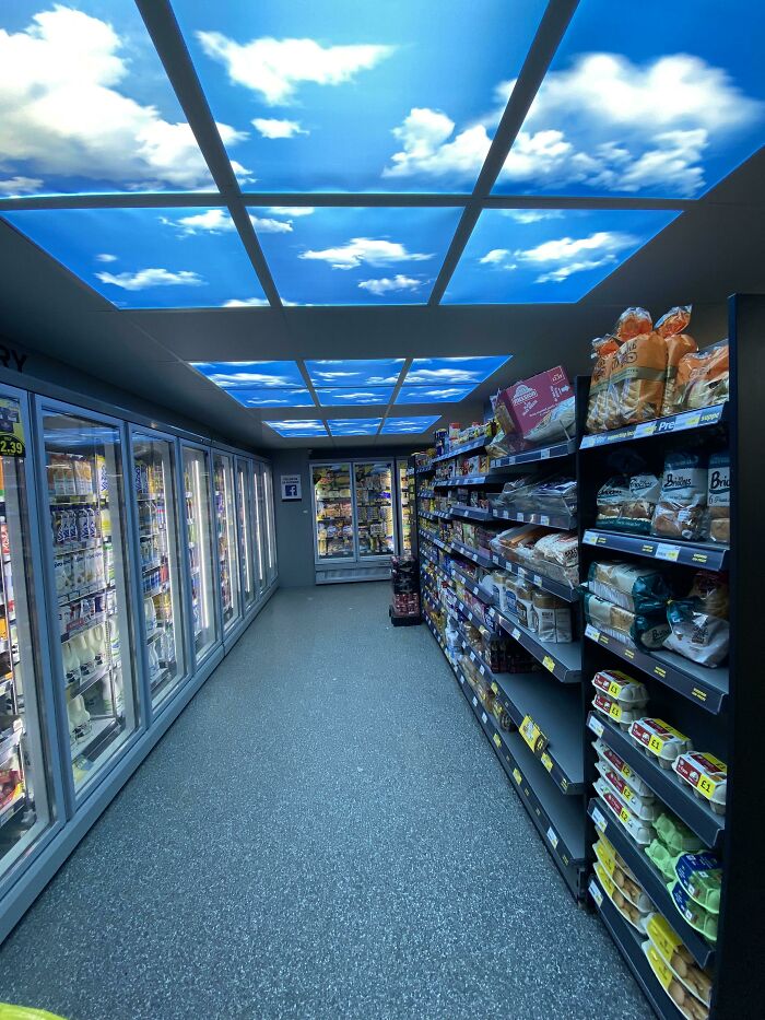 Fake Skylights In Stores Are The Ultimate Uncomfortable Liminals