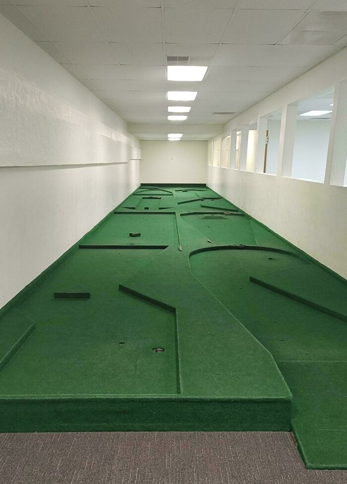 Mini-Golf Course At My Resort. Quiet But Weird