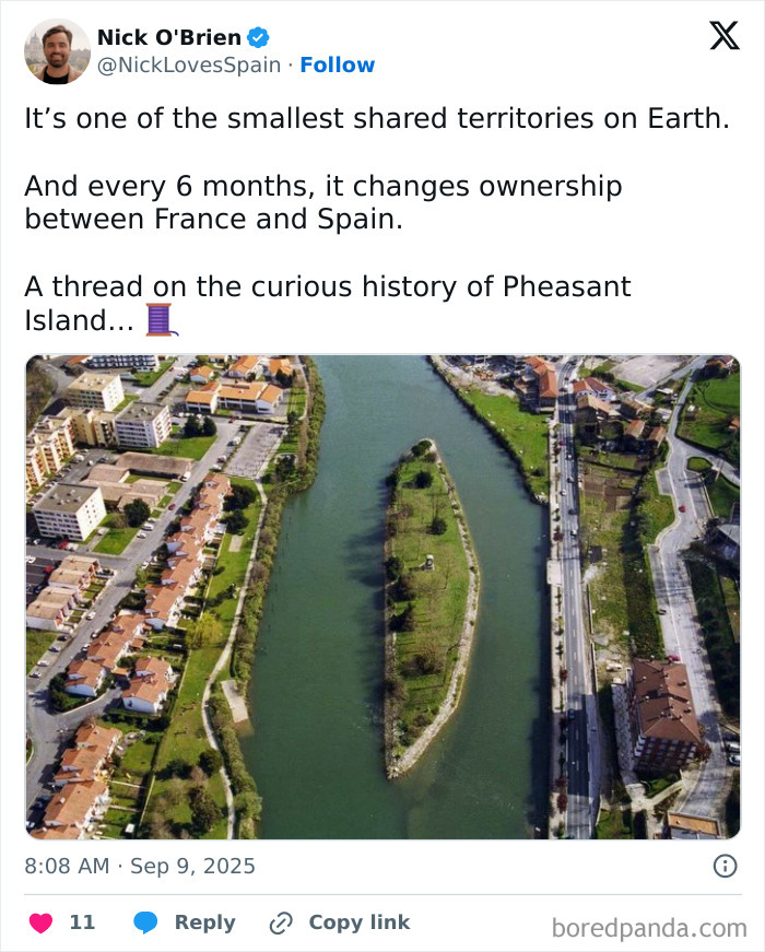Pheasant Island: The Island That Tags Between Two Countries