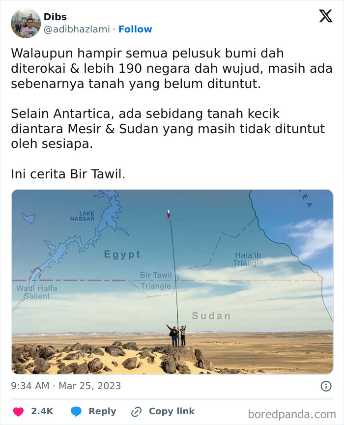 Bir Tawil: The Land Nobody Wants