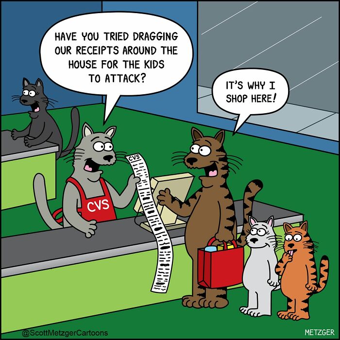 50 Hilarious Comics That Show Cats And Dogs See The World Totally Differently