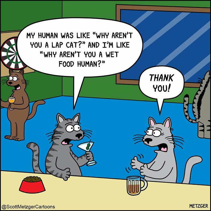 50 Hilarious Comics That Show Cats And Dogs See The World Totally Differently
