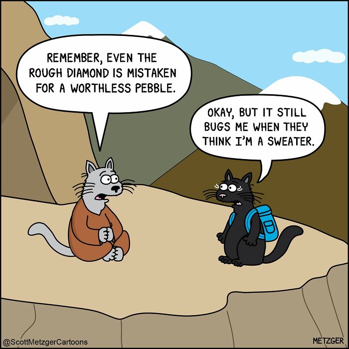 50 Hilarious Comics That Show Cats And Dogs See The World Totally Differently