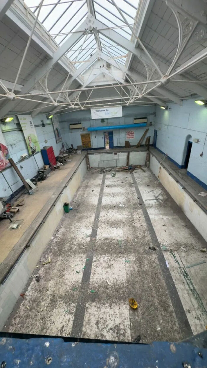 Empty Woolton Baths, UK