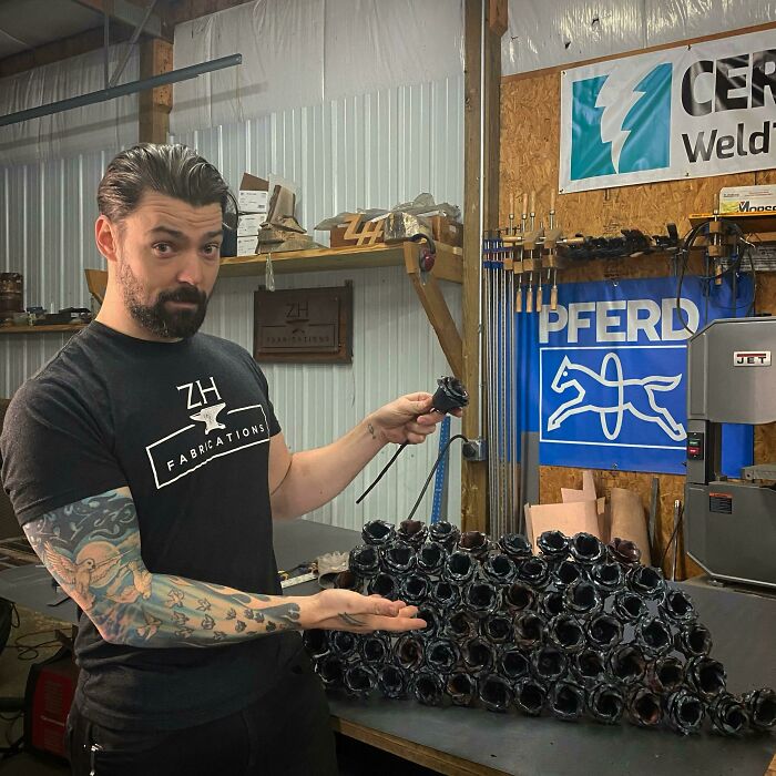 65 Roses Forged For a Great Cause
