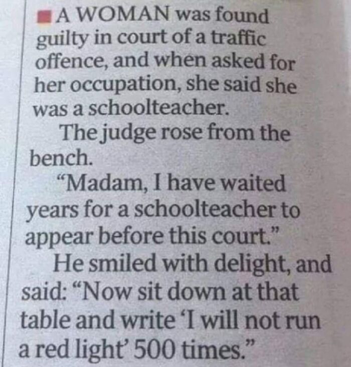 The Judge’s Revenge—Order in the Court!