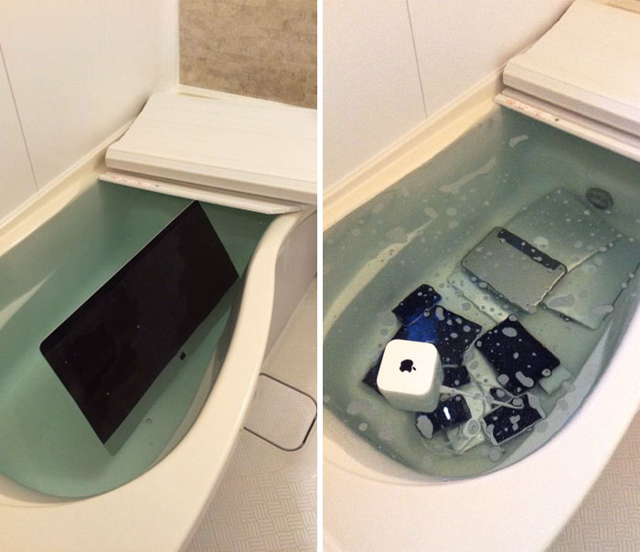 Apple Device Submersion Revenge