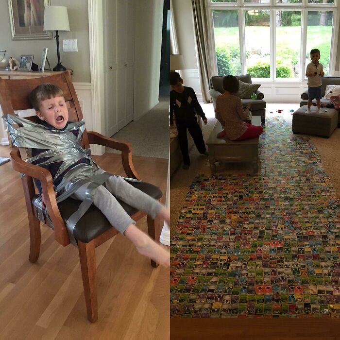 Kid Gets Duct-Taped for Payback