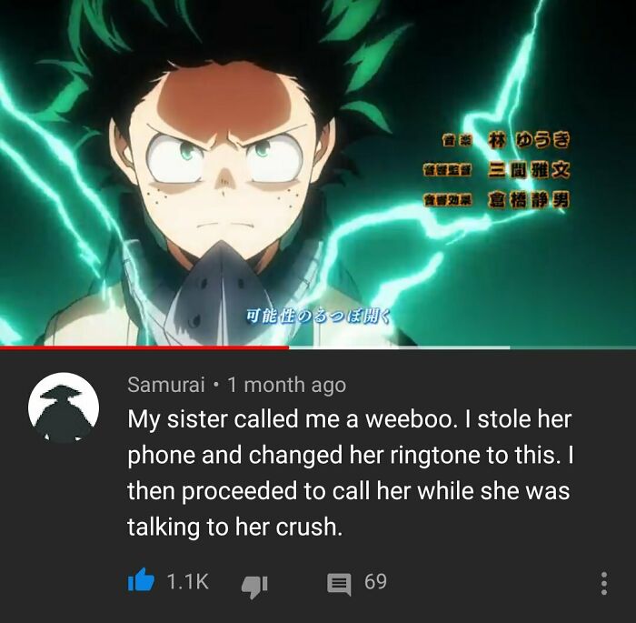 Weaboo Gets Awesome Revenge
