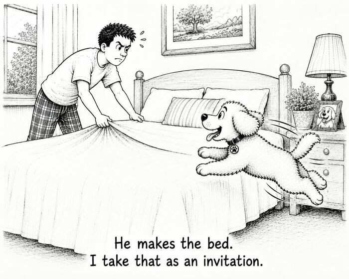 22 Hilarious Comics That Show What Dogs REALLY Think About Us