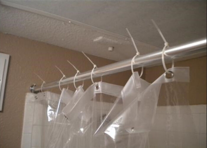 Custom Shower Curtain Rings That Just Work... Somehow