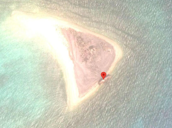Shipwreck On An Island Not Even On The Map! Satellite Spotted It!