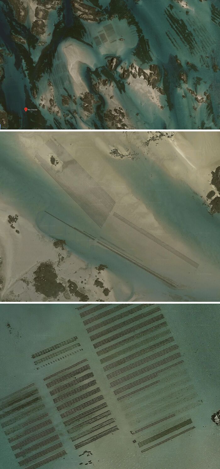 Are These Underwater Structures On The Chausey Islands For Real?