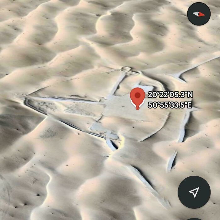 Desert’s Grasp: Arabian Fort Swallowed By Sand