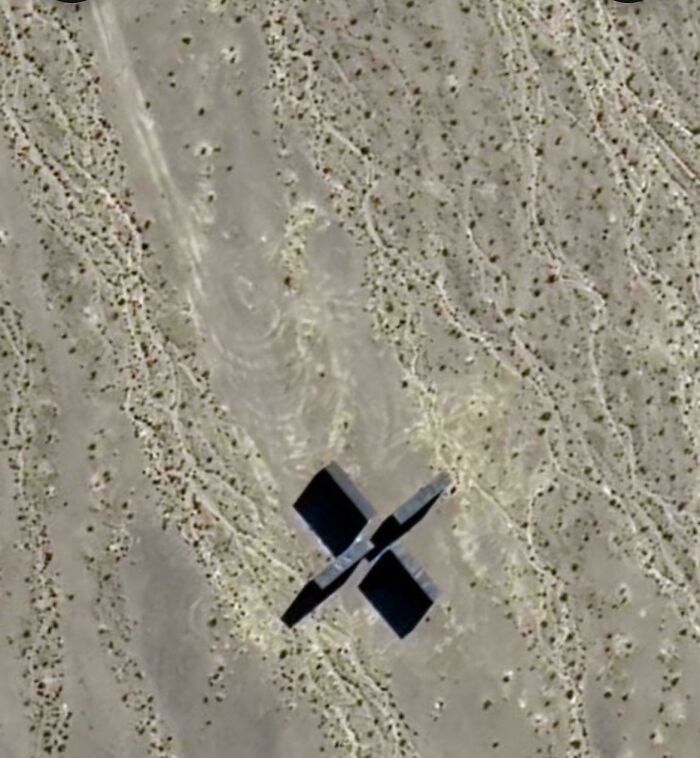 Creech Air Force Base Has Some Unknown Structure (36°39'03"N 115°41'40"W)